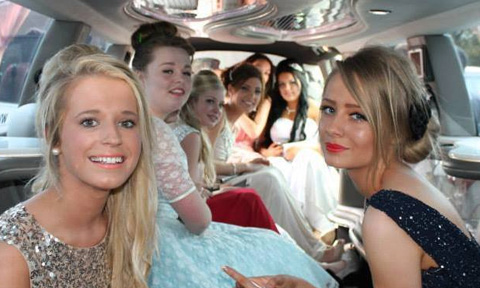 school prom limo Derby